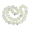 Baking Paint Electroplate Transparent Glass Beads Strands EGLA-Q136-03A-04-2