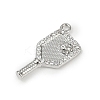 Brass Micro Pave Cubic Zirconia Pendants KK-M322-31P-2
