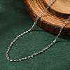 Non-Tarnish 304 Stainless Steel Necklace MAK-F033-01P-1