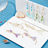 DIY Resin Mermaid Tail Shape Earring Making Kits DIY-PH0010-66-5