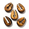 Natural Tiger Eye Ear Plugs Gauges G-I359-13E-04-1