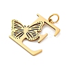 Ion Plating(IP) 201 Stainless Steel Pendants STAS-N103-184G-E-2