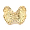 Brass Micro Pave Cubic Zirconia Cuff Rings RJEW-S392-20G-2