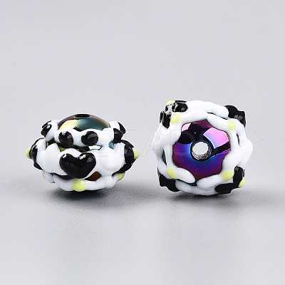 Opaque Acrylic Beads SACR-YW0002-01E-1