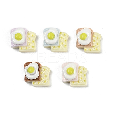 Opaque Resin Cabochons RESI-K043-07C-1