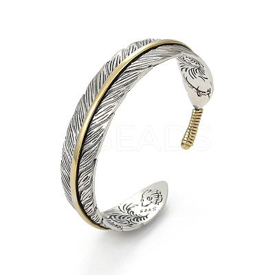 Engraved Alloy Cuff Bangles for Men FS-WGC5C99-01-1