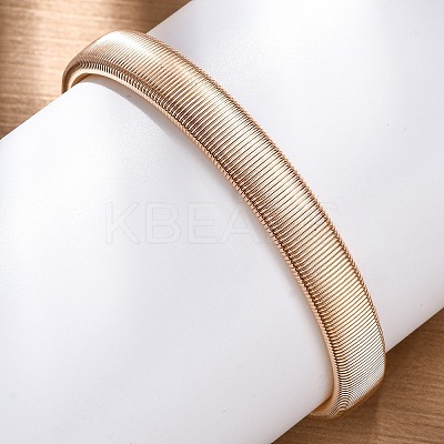 Iron Stretch Bracelets for Men Women BJEW-G741-01KCG-1