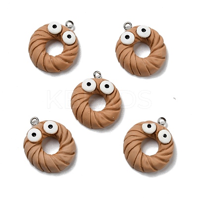 Opaque Resin Pendants RESI-D055-061P-1