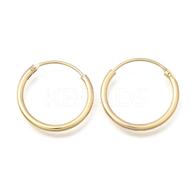 Brass Hoop Earrings EJEW-G474-01G-02-1