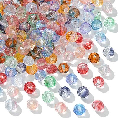 300Pcs Transparent Baking Paint Glass Beads GLAA-CJ0002-46-1