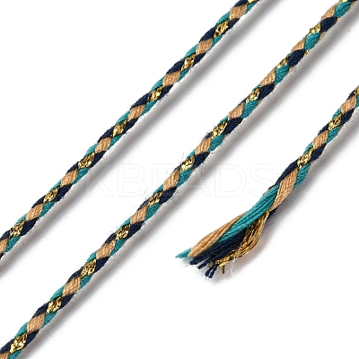 4-Ply Polycotton Cord with Metallic Thread OCOR-Z003-D40-1