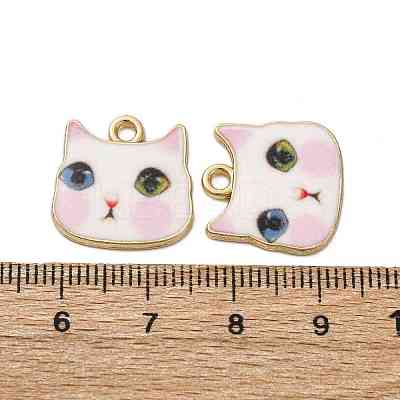 Alloy Enamel Pendants ENAM-V002-04G-1