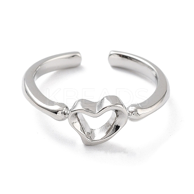 Brass Open Cuff Rings for Women LS-RJEW-A028-02P-1