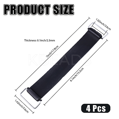Rubber Motorcycle Battery Straps AJEW-WH20130-92-1