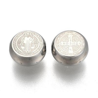 Tarnish Resistant 304 Stainless Steel Beads STAS-L234-127P-1