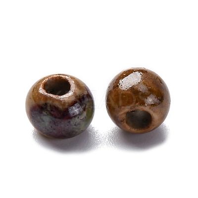 Bright Glazed Porcelain Beads PORC-D300-A22-1