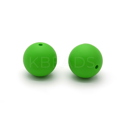 Silicone Beads Round Rubber Bead 15MM Loose Spacer Beads for DIY Supplies Jewelry Keychain Making FIND-SX0001-178-1