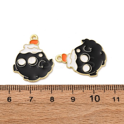 Halloween Alloy Enamel Pendants STAS-I354-01G-C01-1