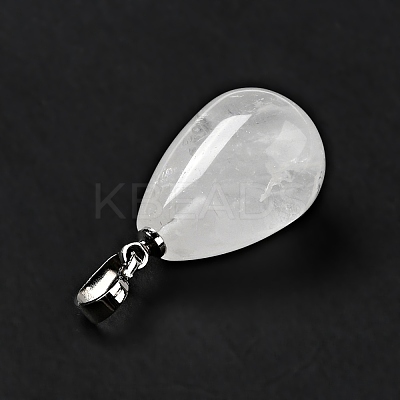 Natural Quartz Crystal Pendants G-I332-05P-15-1