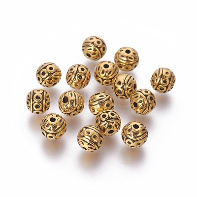 Tibetan Style Zinc Alloy Beads LS-PALLOY-L230-01AG-NR-1