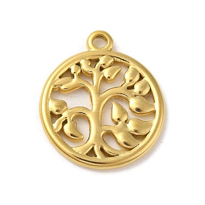 Ion Plating(IP) 304 Stainless Steel Pendants STAS-C104-04G-1