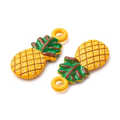 Baking Paint Alloy Pendants FIND-G097-04D-1
