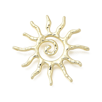 Hammered Alloy Pendants PALLOY-B016-03A-G-1