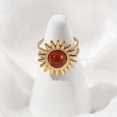 Stainless Steel Cuff Open Rings RJEW-JR01078-01-1