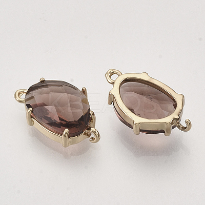 Faceted Glass Links connectors GLAA-T010-019-1