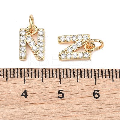 SHEGRACE Brass Micro Pave Clear Cubic Zirconia Pendants XGRQ29404-394G-N-1