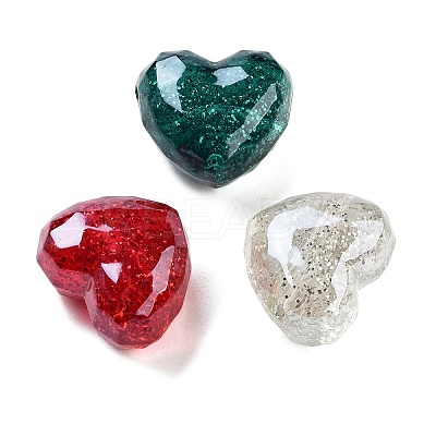 UV Plating Acrylic European Beads OACR-S142-01-1