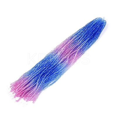 Gradient Color Baking Paint Glass Bead Strands DGLA-A039-T4mm-A019-1