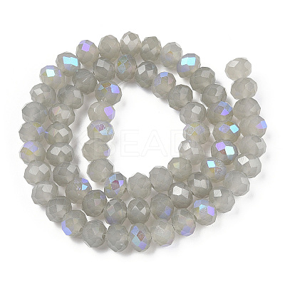 Electroplate Glass Beads Strands EGLA-A044-J1mm-L10-1