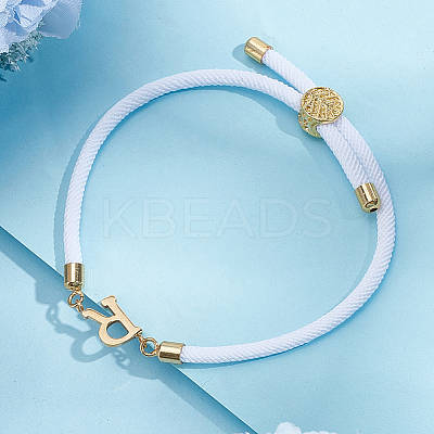 1pc Adjustable Nylon Cord Slider Bracelets for Women BJEW-LP0001-33R-G-1