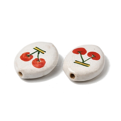 Handmade Porcelain Beads PORC-K012-08B-1