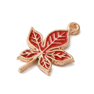Thanksgiving Day Theme Alloy Enamel Pendants ENAM-M002-03G-05-1