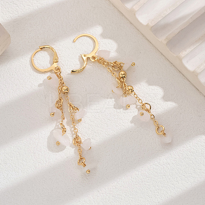 Elegant Copper Tassel Dangle Earrings for Women EA6780-1