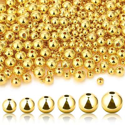 2700Pcs 6 Styles CCB Plastic Beads KY-CJ0001-57-1