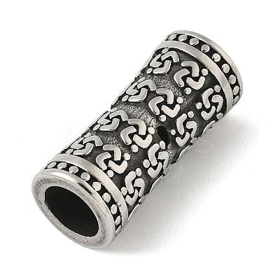 304 Stainless Steel Tube Beads STAS-Z147-12AS-02-1