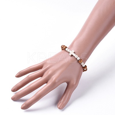 Stretch Bracelets BJEW-JB04620-04-1