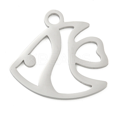 Non-Tarnish 304 Stainless Steel Pendants LS-STAS-B056-10P-04-1