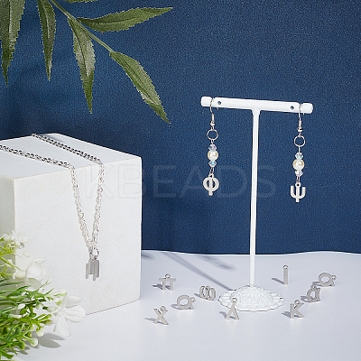 48Pcs 24 Styles 304 Stainless Steel Pendants STAS-UN0023-47-1