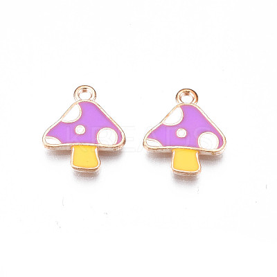 Autumn Theme Alloy Enamel Charms ENAM-S115-143B-1