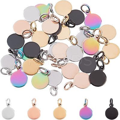PVD Vacuum Plating 304 Stainless Steel Charms EJEW-UN0001-40B-1