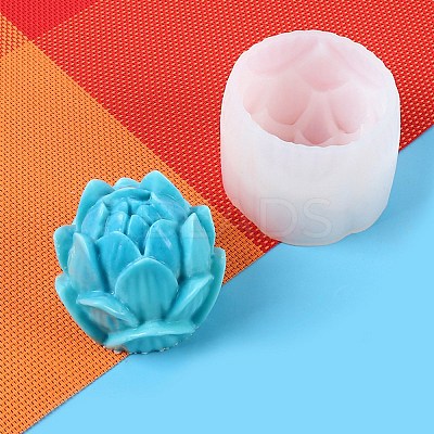 DIY Silicone Flower Candle Molds SIMO-PW0015-54E-01-1