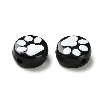 Opaque Acrylic Beads OACR-Z027-04B-02-1