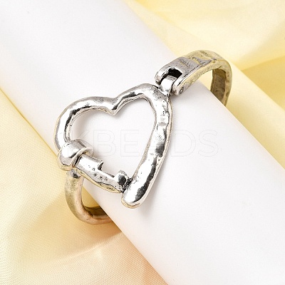 Alloy Hinged Bangles for Women RJEW-S637-02AS-1