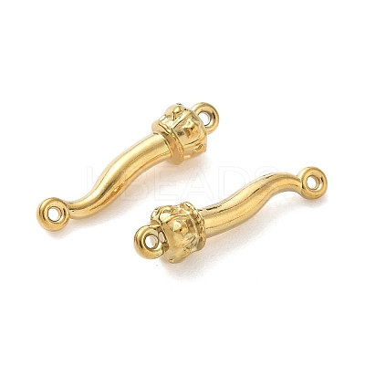 304 Stainless Steel Italian Horn with Crown Links KK-D503-42G-1