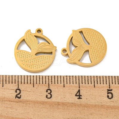 Ion Plating(IP) 304 Stainless Steel Pendants STAS-S135-08G-1