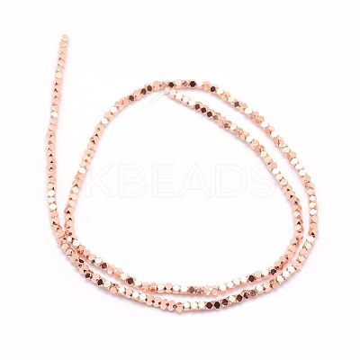 Electroplate Non-magnetic Synthetic Hematite Beads Strands G-L485-10B-RG-1
